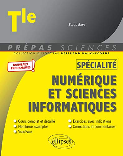 Numérique et sciences informatiques- Tle spécialité