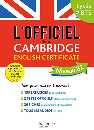 L'officiel du test Cambridge English Certificate Niveau B2