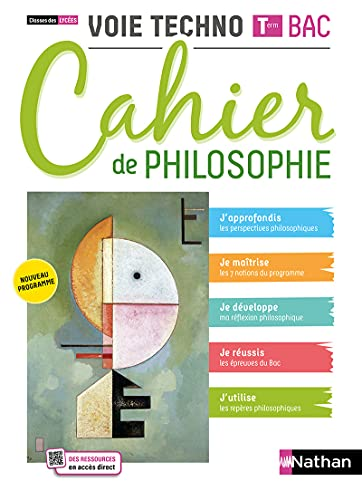 Cahier de philosophie Voie techno Term