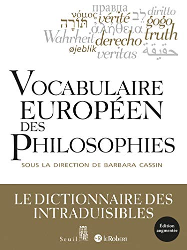 Vocabulaire européen des philosophes