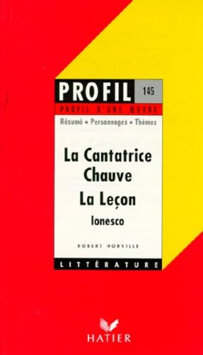 La cantatrice chauve et la Leçon de Ionesco