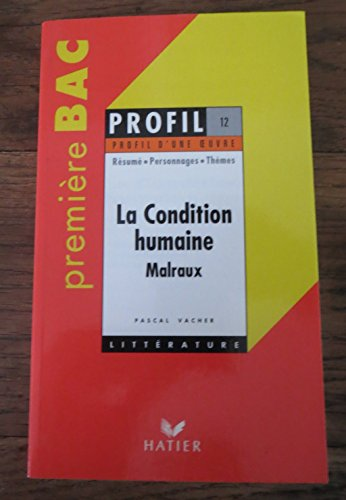 La condition humaine de Malraux