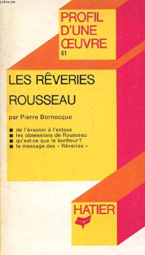 Les Rêveries; Rousseau