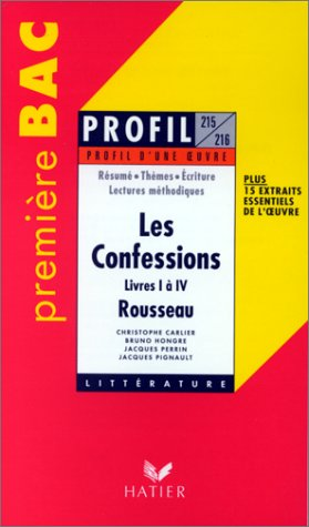 Les Confessions; Rousseau