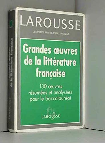 Grandes oeuvres de la littérature française