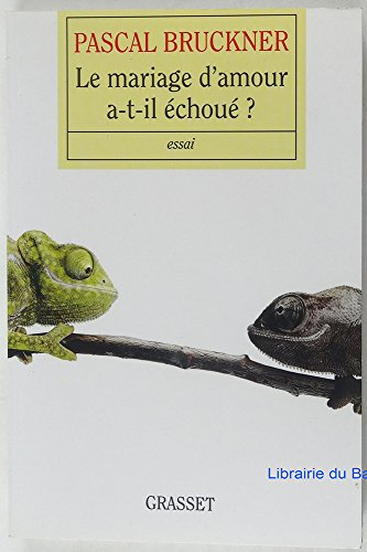 Le mariage d'amour a-t-il échoué ?