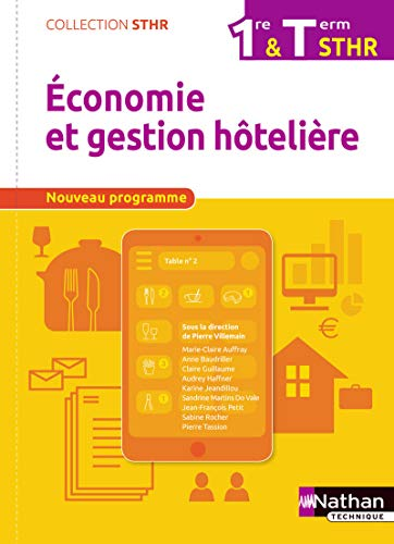 Economie et gestion hôtelière 1re et Term STHR
