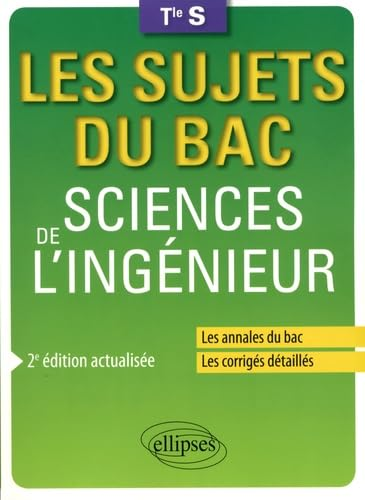 Sciences de l'ingénieur Tle S