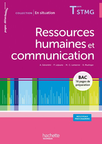 Ressources humaines et communication Term STMG