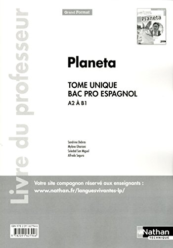 Planeta A2/B1 Bac pro espagnol
