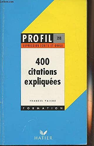 400 citations expliquées